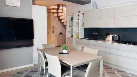 Living room, kitchen