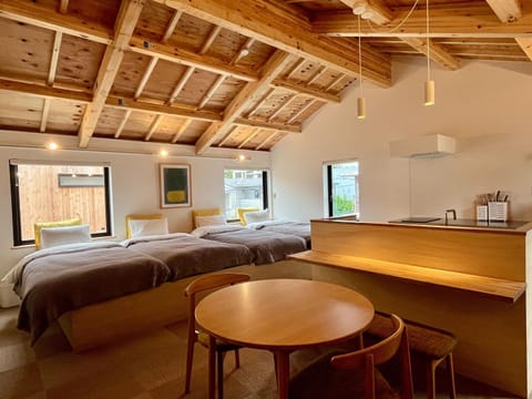 Photo of the whole room, Dining area, Bedroom