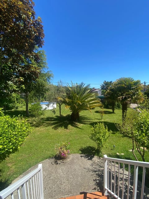 Natural landscape, Garden, Garden view, Swimming pool