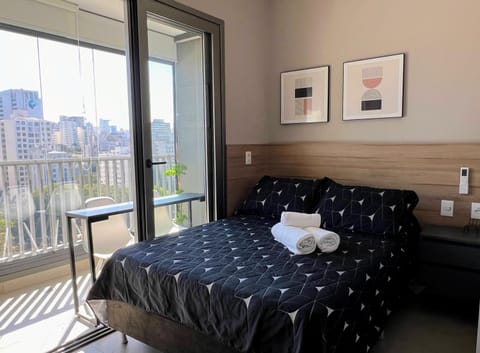 Bed, View (from property/room), Balcony/Terrace, Photo of the whole room, Bedroom, towels