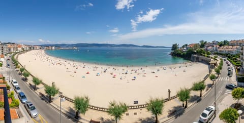 Beach, City view, Sea view