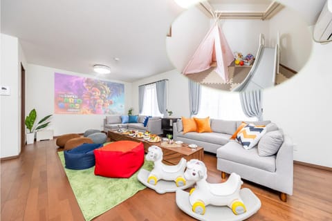 Children play ground, Living room, Dining area