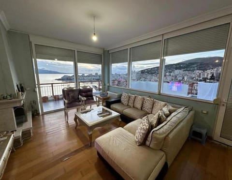 Natural landscape, View (from property/room), Balcony/Terrace, Living room, Seating area