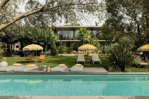 Property building, Pool view, Swimming pool