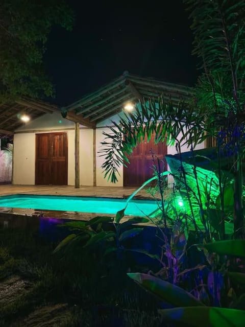 Night, Garden, Bedroom, Swimming pool
