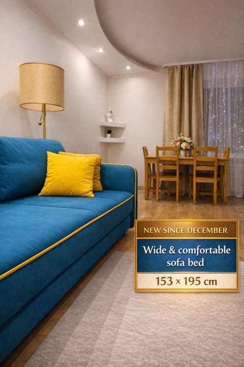 Bed, Living room, Seating area