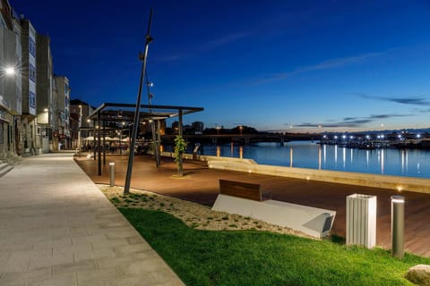 Off site, Night, Neighbourhood, Natural landscape, Sea view