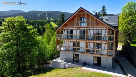 Property building, Spring, Day, Natural landscape, Mountain view