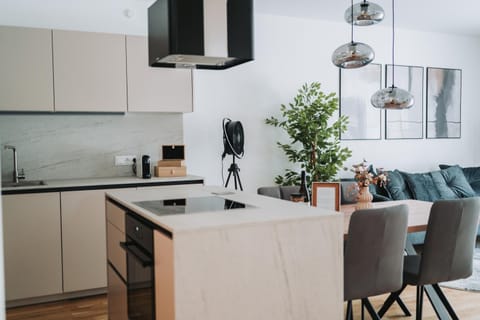Kitchen or kitchenette, Living room