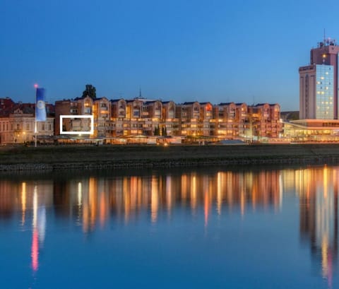 Property building, Night, Natural landscape, River view, Location