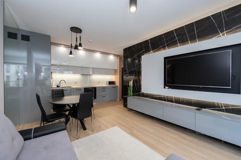 TV and multimedia, Kitchen or kitchenette, Living room, Seating area, Dining area