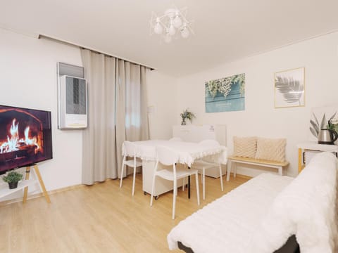 Communal lounge/ TV room, Living room, air conditioner