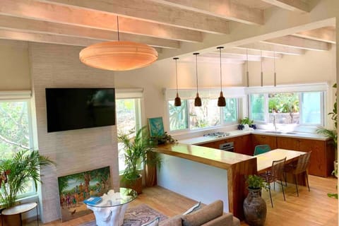 Communal lounge/ TV room, TV and multimedia, Kitchen or kitchenette, Living room, Photo of the whole room, Seating area, Dining area