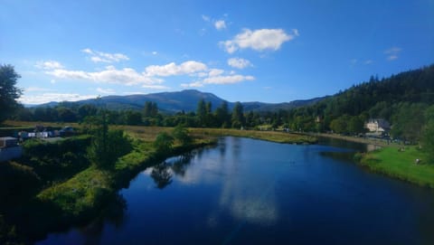 Property building, Natural landscape, Mountain view, River view