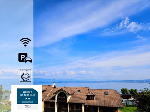 "EVIAN le PANORAMIC", magnifique Vue LAC et montagne Apartment in Évian-les-Bains