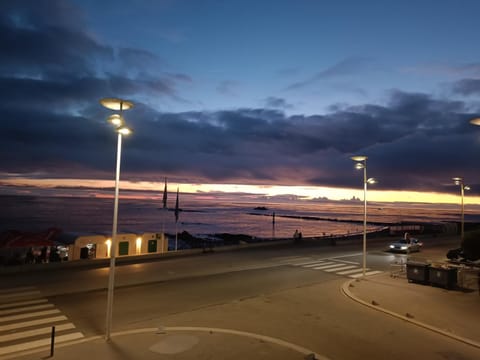 Night, Street view, Sunset