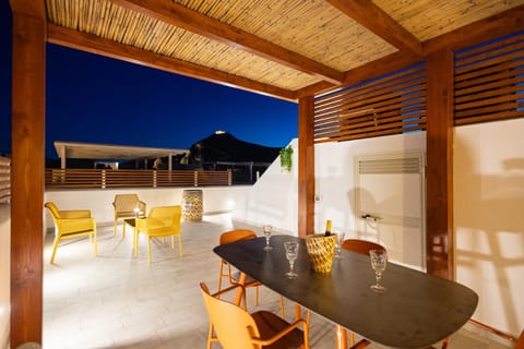 Patio, Night, Mountain view