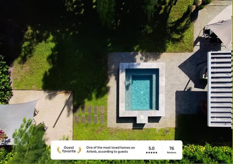 Day, Natural landscape, Garden, Garden view, Pool view, Swimming pool, sunbed