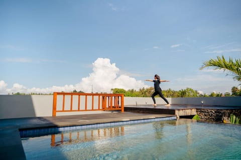 Day, Natural landscape, Pool view, Swimming pool, Swimming pool, group of guests