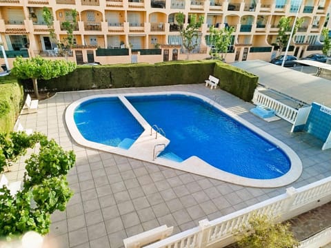 Property building, Pool view, Swimming pool