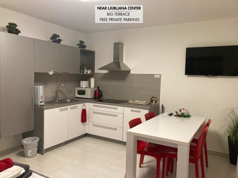 TV and multimedia, Coffee/tea facilities, Kitchen or kitchenette, Dining area, oven, stove