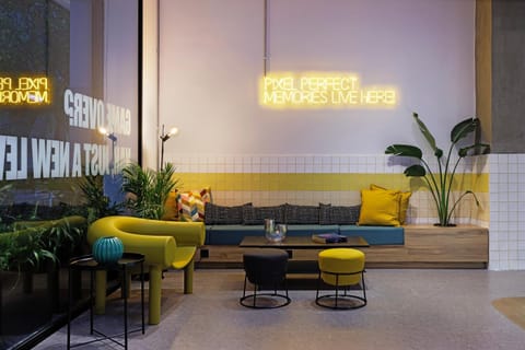 Facade/entrance, Living room, Lobby or reception, Seating area