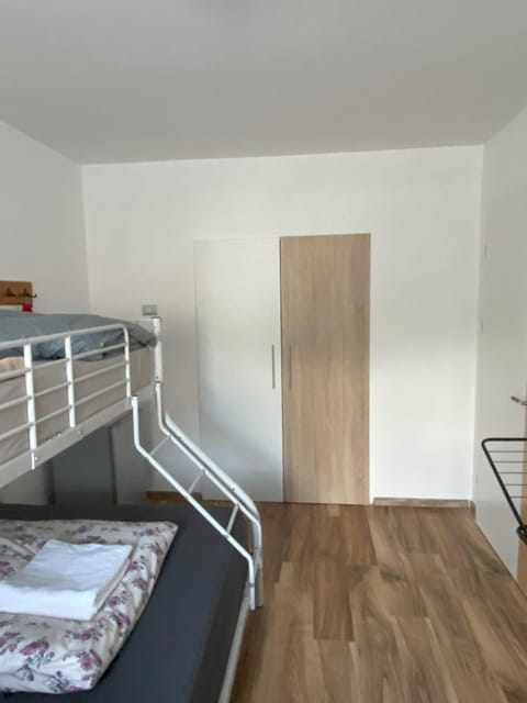 Bed, Photo of the whole room, Bedroom, bunk bed, wardrobe