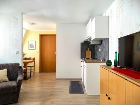 Kitchen or kitchenette, Living room, Dining area