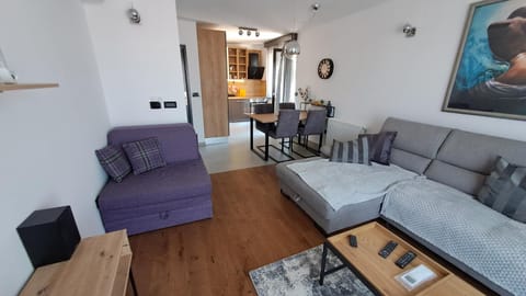 Kitchen or kitchenette, Living room, Dining area