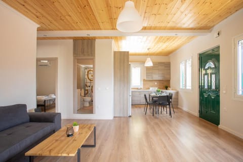 Kitchen or kitchenette, Living room