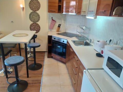 Kitchen or kitchenette, Dining area, oven, stove