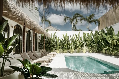 Property building, Patio, Garden, Garden view, Swimming pool