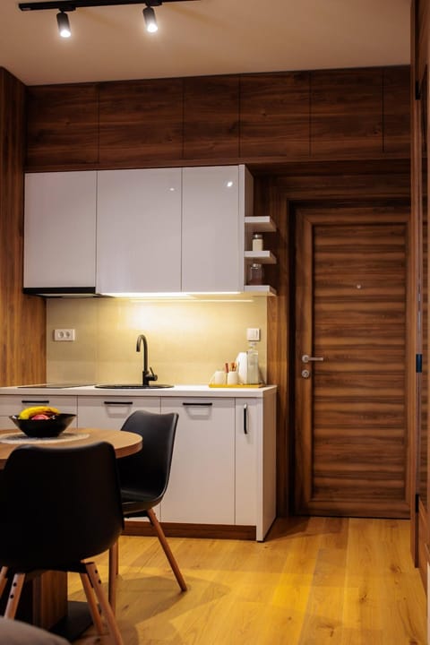 Kitchen or kitchenette, Dining area, stove, kitchen