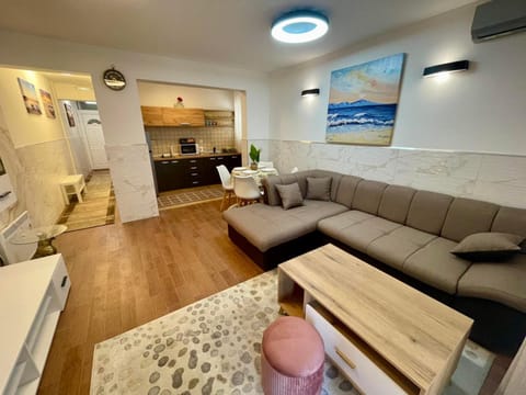 TV and multimedia, Kitchen or kitchenette, Living room, Seating area, Dining area, stove, air conditioner
