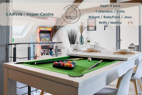 Billiard, Game Room, Living room, Dining area