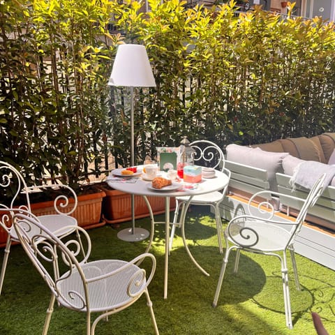 Patio, Spring, Day, Garden, Garden view