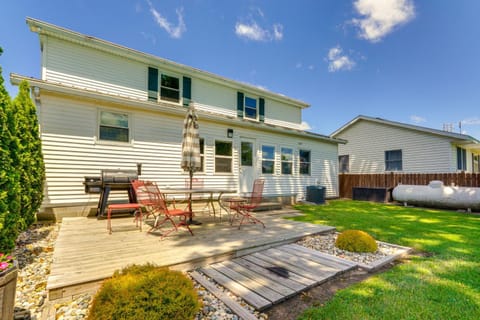 Howe Retreat with Fire Pit and Private Boat Dock! House in Indiana