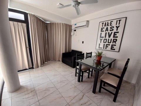 Living room, Dining area, air conditioner
