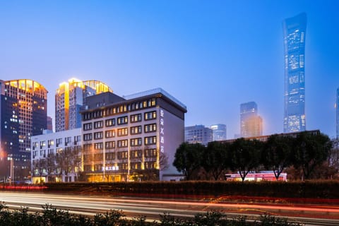 Property building, Night, City view