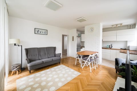 Kitchen or kitchenette, Living room, Seating area, Dining area, oven