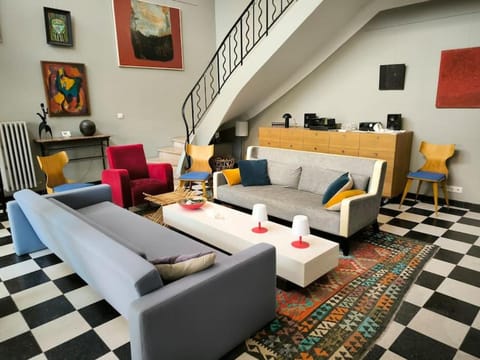 Living room, air conditioner