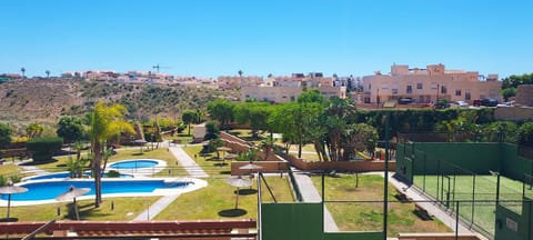 Off site, Pool view