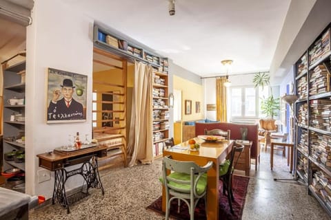 Greek Retro Decor & WesAnderson's Movies Design Apartment in Thessaloniki