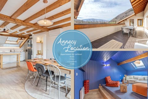 Lanfonnet Terrace 4-Bedroom Apartment Apartment in Menthon-Saint-Bernard