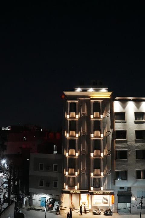 Property building, Night, Location, Parking