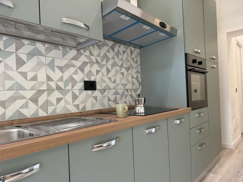 Kitchen or kitchenette, dishwasher