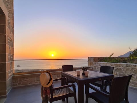 Patio, Day, Natural landscape, Sea view, Sunset