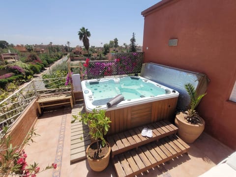Patio, Day, Hot Tub, View (from property/room), sunbed