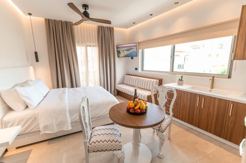 Bed, Living room, Photo of the whole room, Seating area, Bedroom, air conditioner