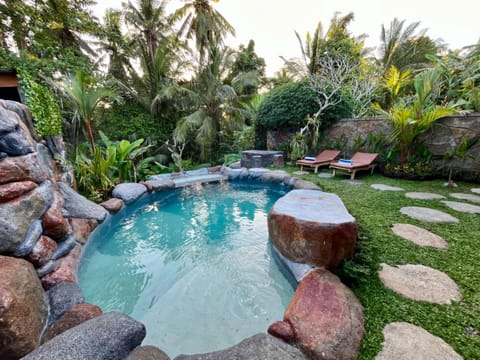 Natural landscape, Garden, Pool view, Swimming pool